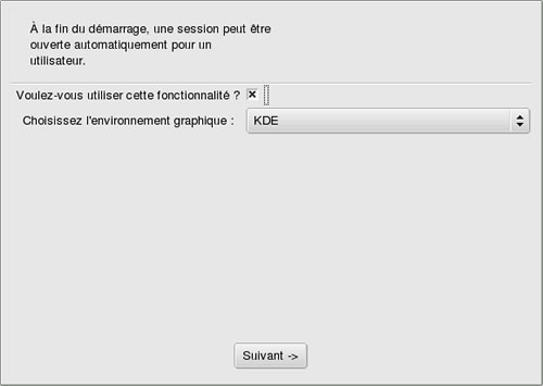 Option de connexion automatique - autologin